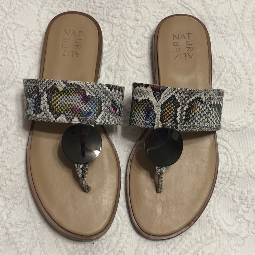 Naturalizer Sandals Size 9W (Wide) Leather